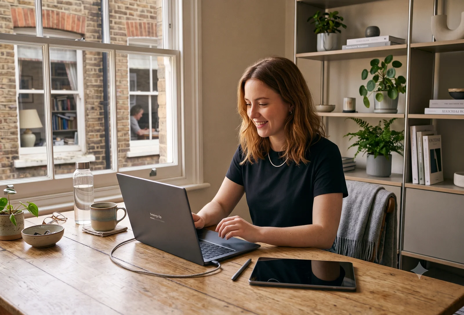 A Windows 11 laptop on the out-of-box setup screen